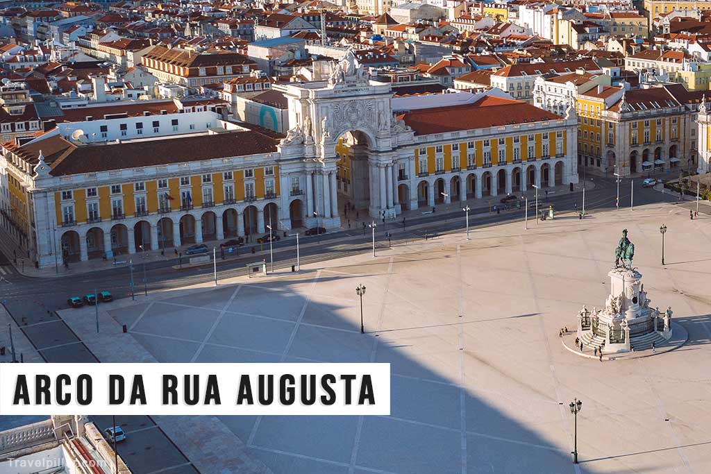 Arco da Rua Augusta, Praça do Comércio, Lisbon, Portugal