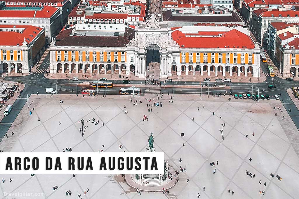 Arco da Rua Augusta, Praça do Comércio, Lisbon, Portugal