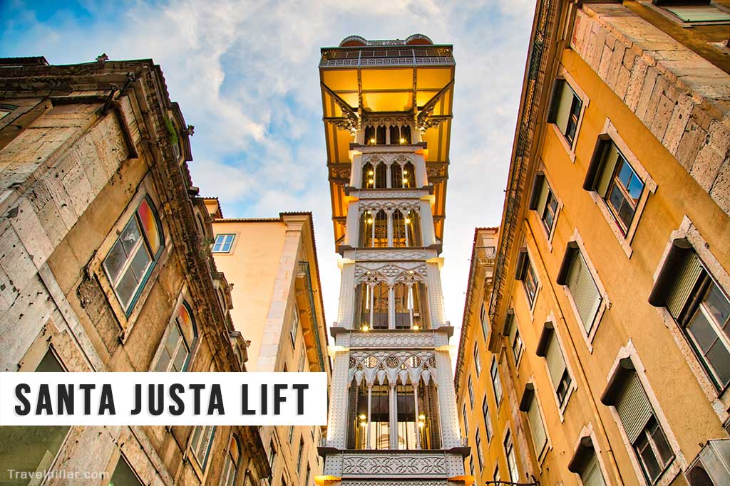Santa Justa Lift, Lisbon, Portugal