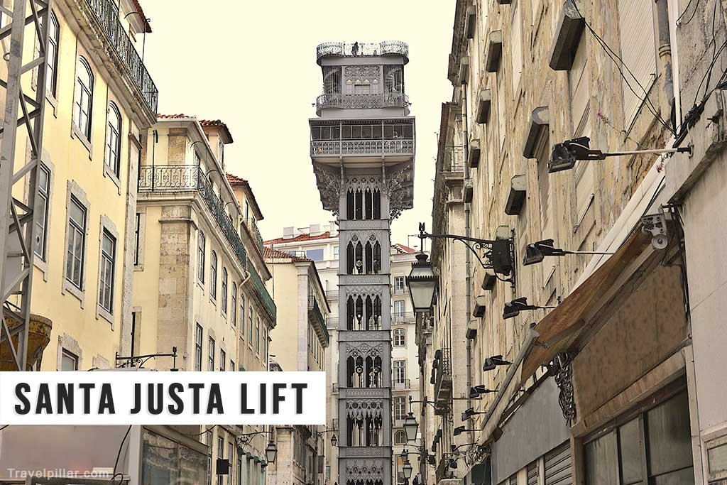 Santa Justa Lift, Lisbon, Portugal