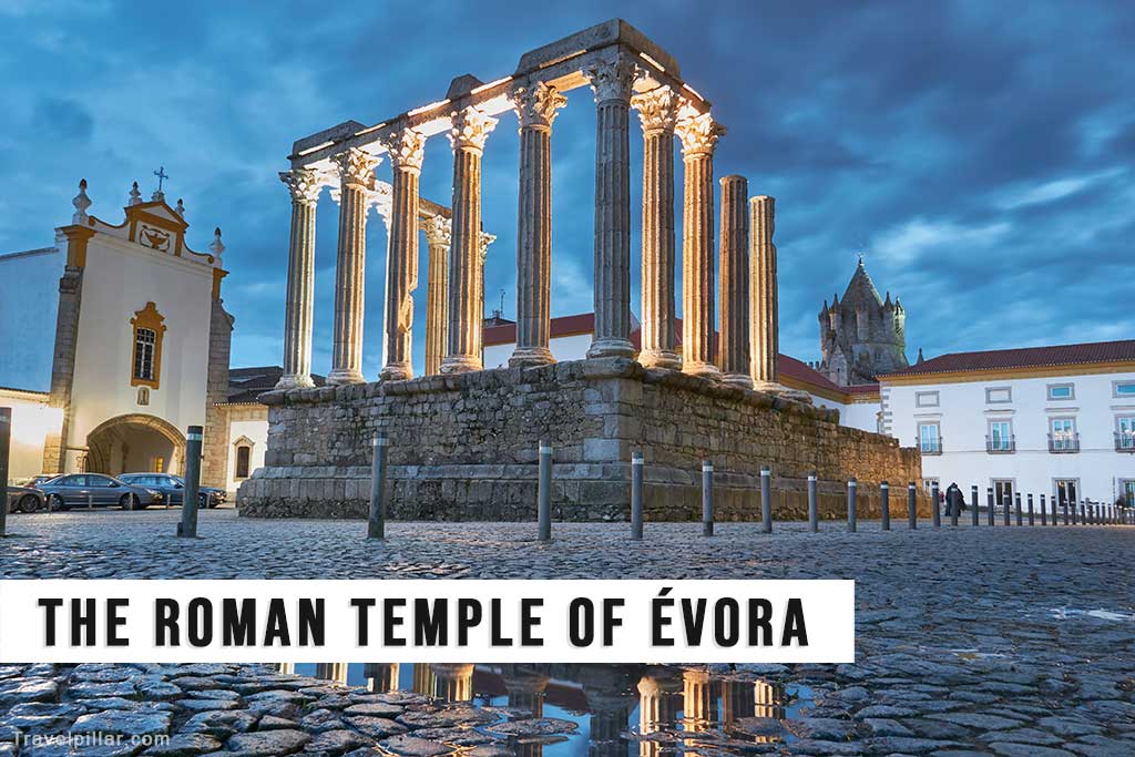 The Roman Temple of Evora, Portugal