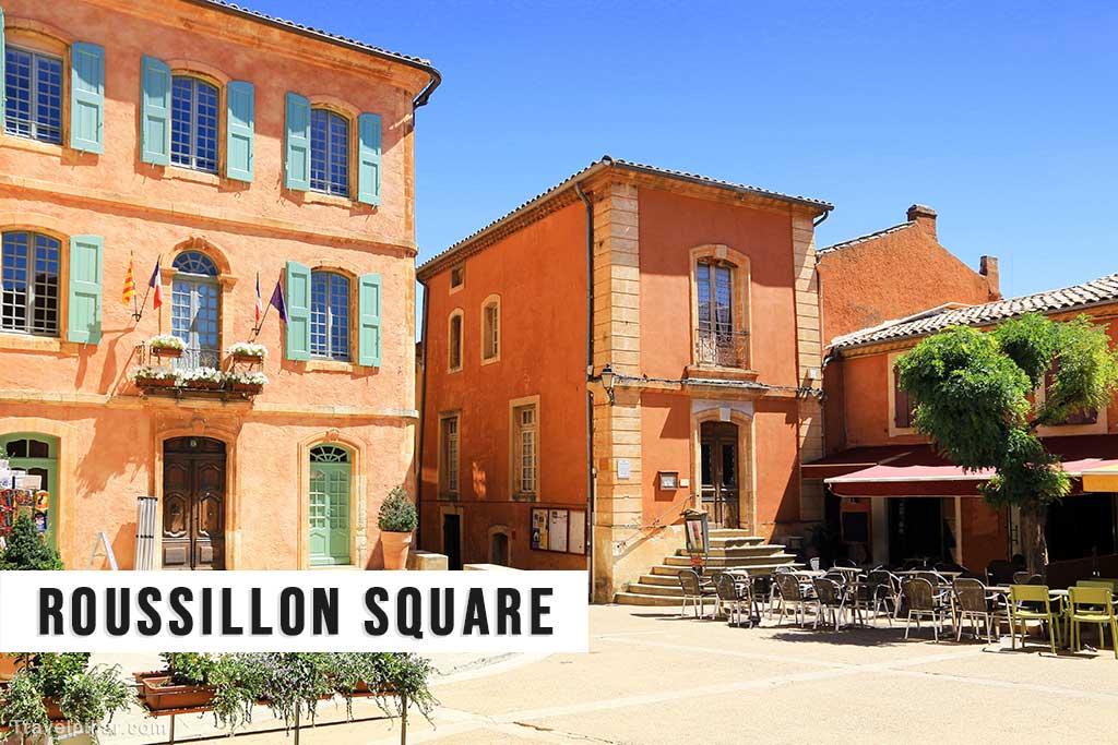 Roussillon Square, Provence, France