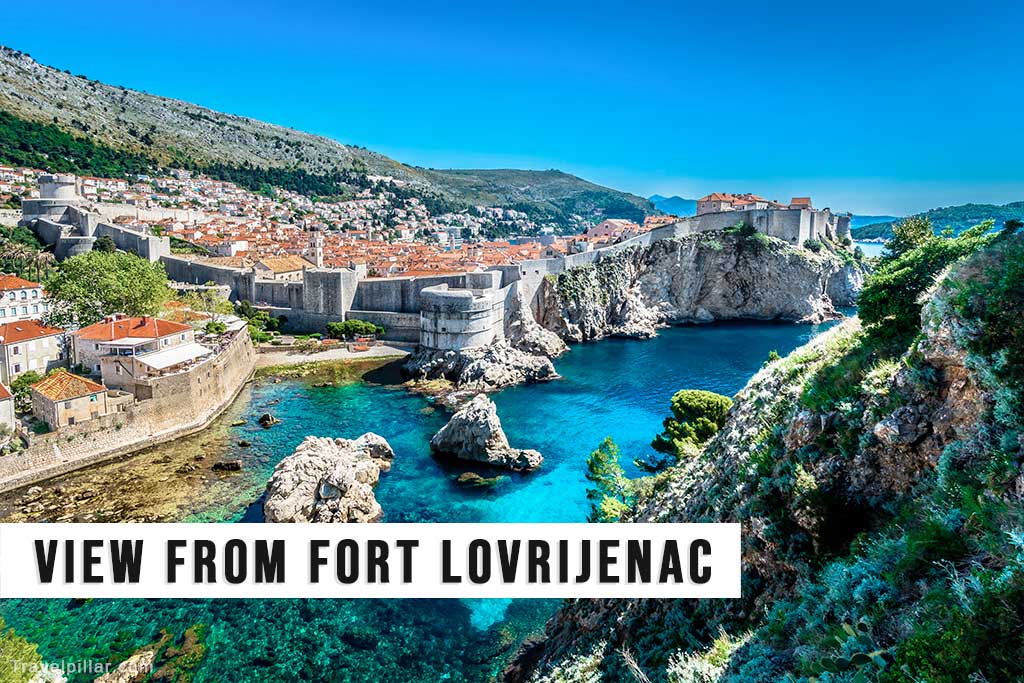 View of Dubrovnik from Fort Lovrijenac