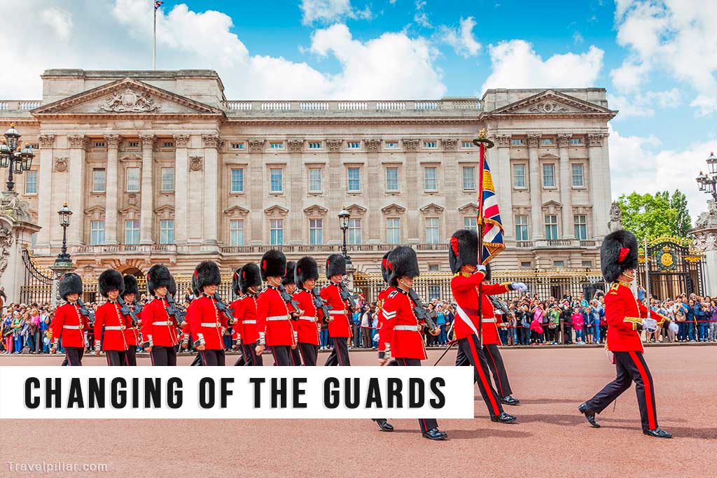 Changing of the Guards, Buckingham Palace
