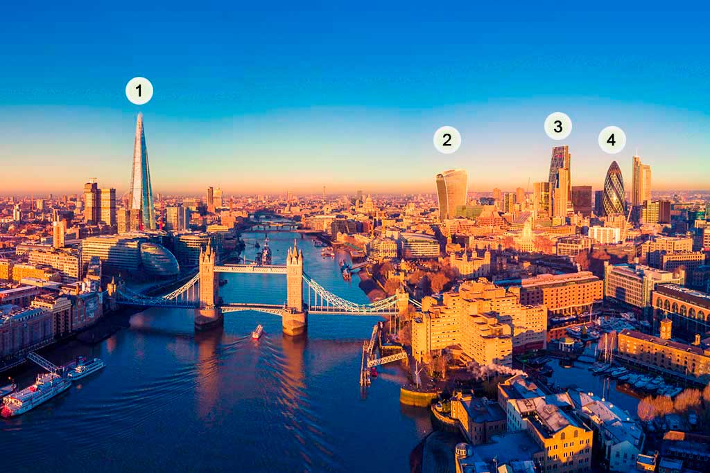 Modern Landmarks in London