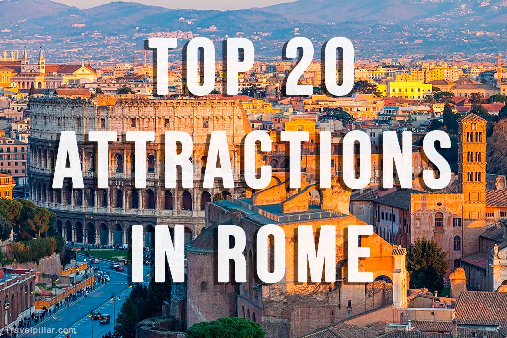 Top 20 Attractions in Rome