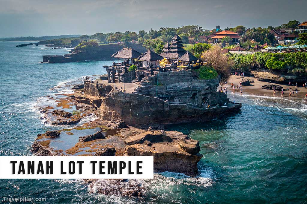 Aerial view of Tanah Lot Temple, Bali