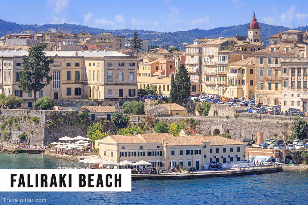 Faliraki Beach, Corfu Town, Greece