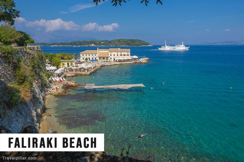 Faliraki Beach, Corfu Town, Greece