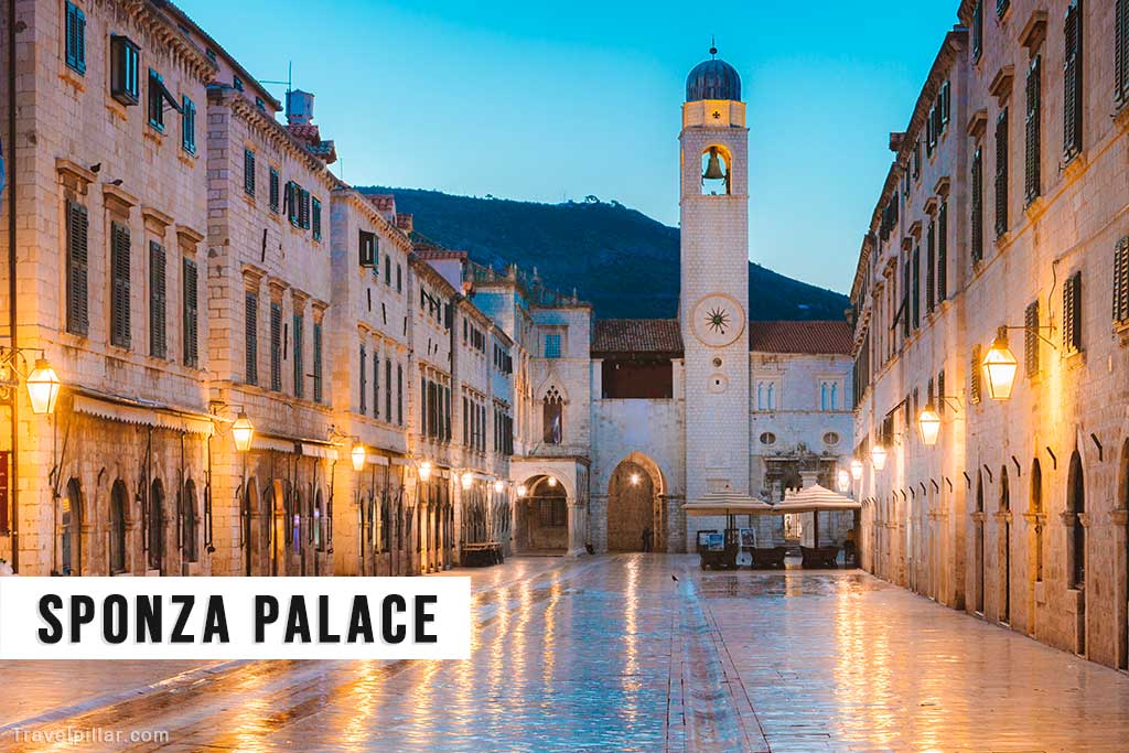 Sponza Palace, Dubrovnik
