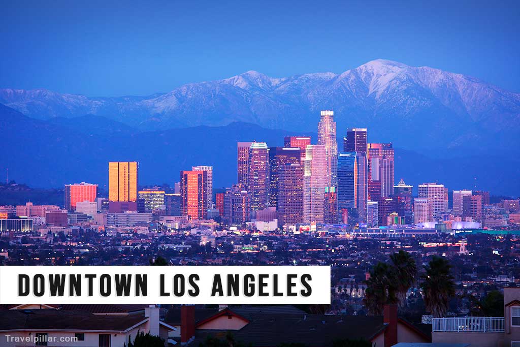 Downtown Los Angeles skyline, California, USA