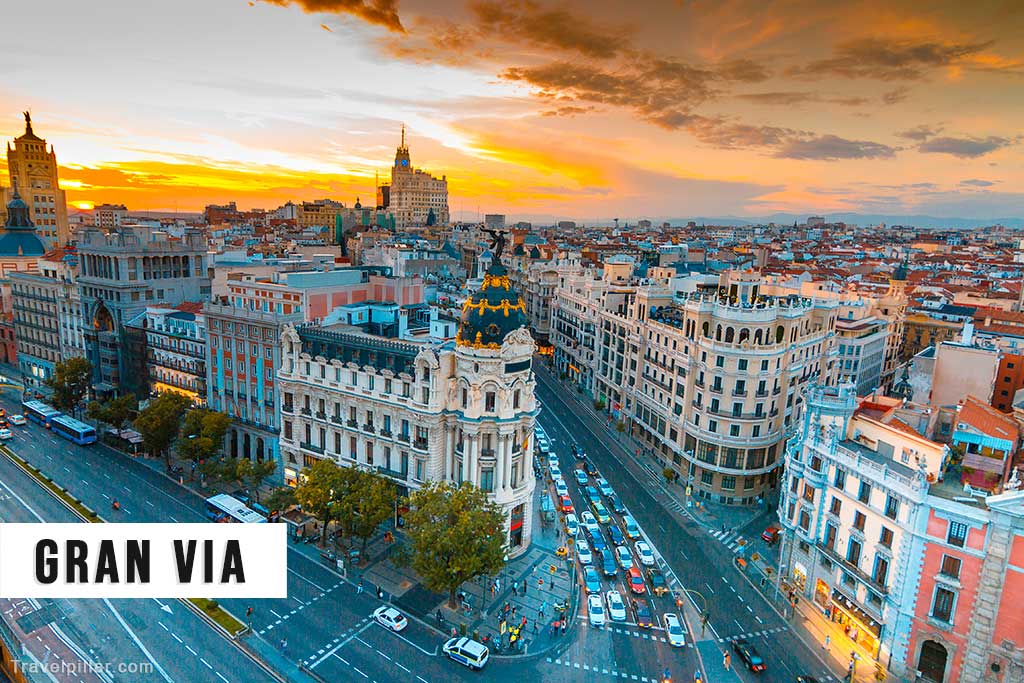Gran Via, Madrid, Spain