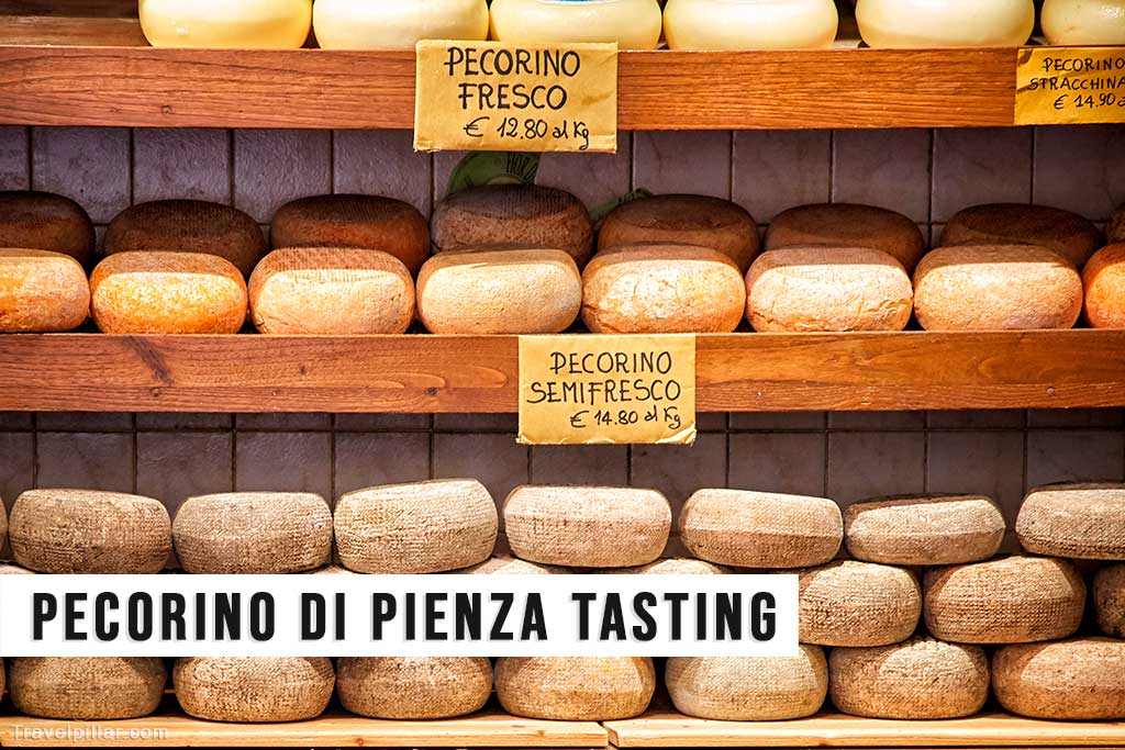 Pecorino di Pienza Cheese Tasting, Tuscany, Italy