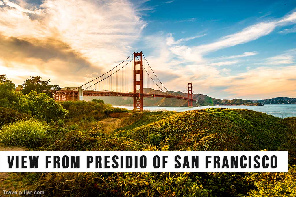 View from Presidio of San Francisco, California, USA