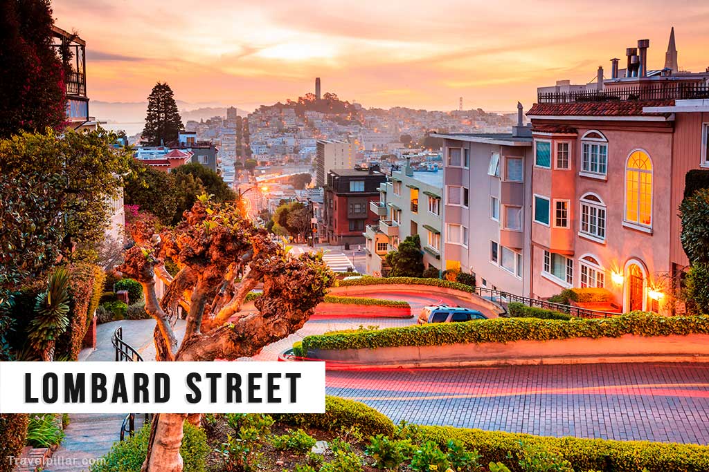 Lombard Street, San Francisco, California, USA