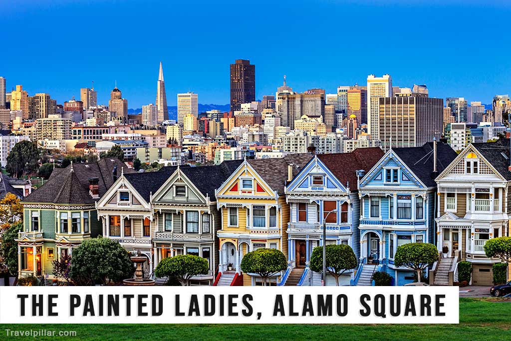The Painted Ladies at Alamo Square, San Francisco, California, USA