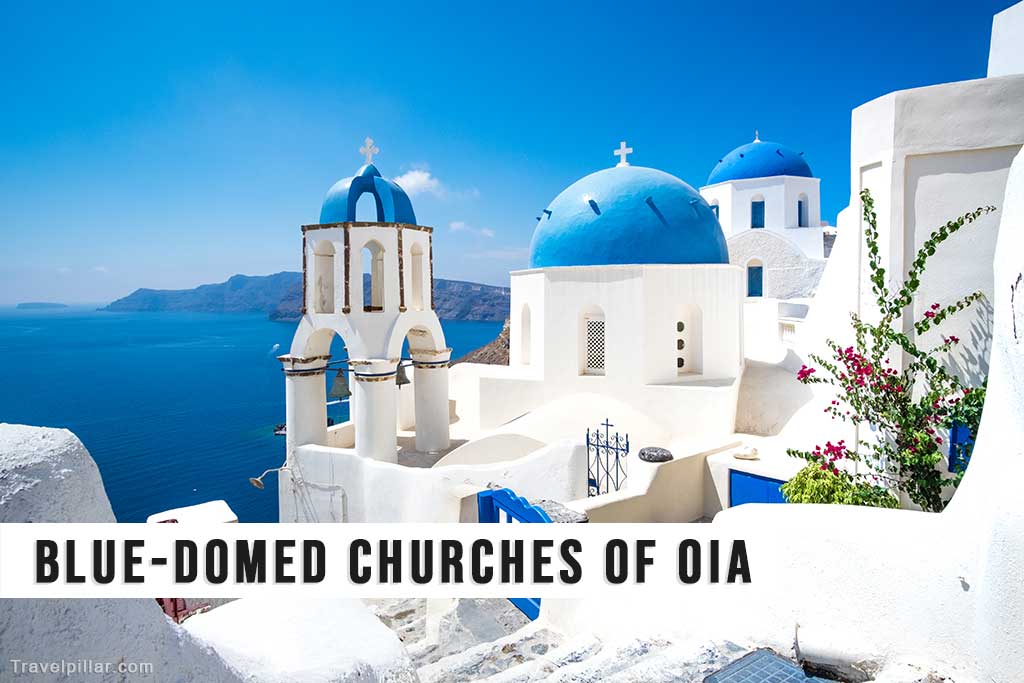 Blue-domed Churches of Oia, Santorini, Greece