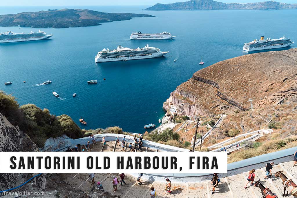 The Old Harbour, Fira, Santorini, Greece
