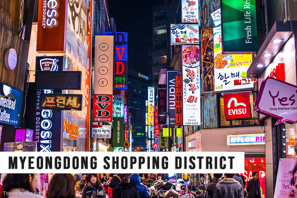 Myeongdong Shopping District, Seoul, South Korea