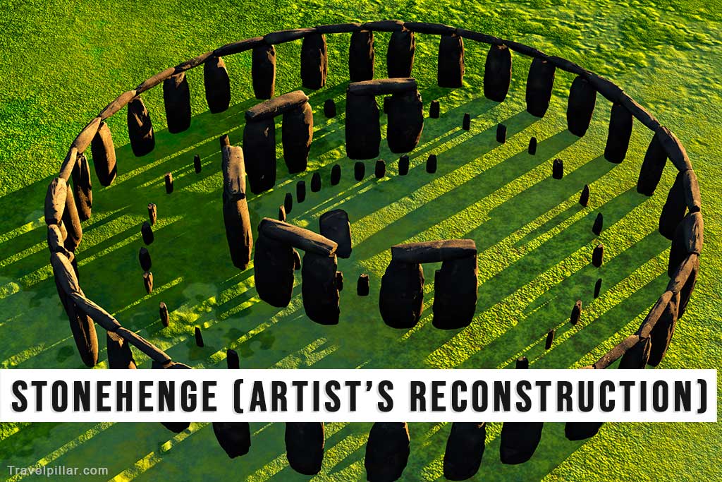 Stonehenge - an artist's reconstruction