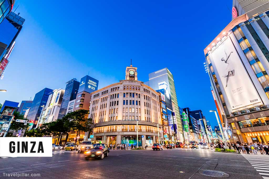 Ginza District, Tokyo, Japan
