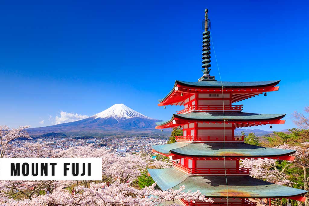 Mount Fuji taken from Fujiyoshida, Japan
