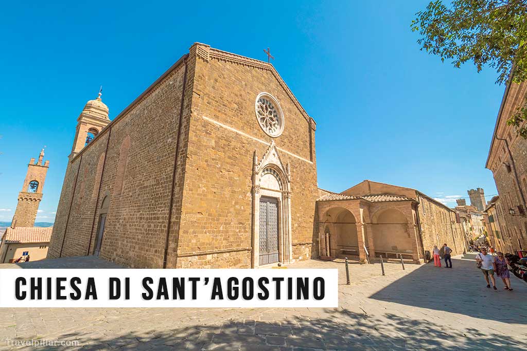Chiesa di Sant’Agostino Church, Montalcino, Tuscany, Italy