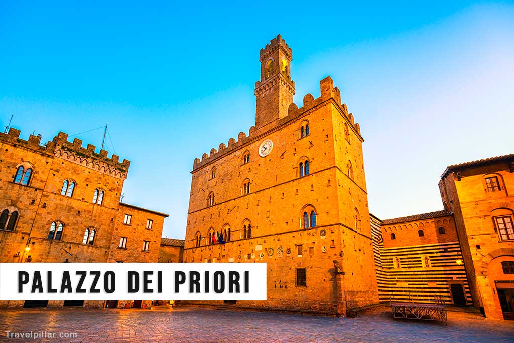 Palace of the Priors (Palazzo dei Priori), Volterra, Tuscany, Italy