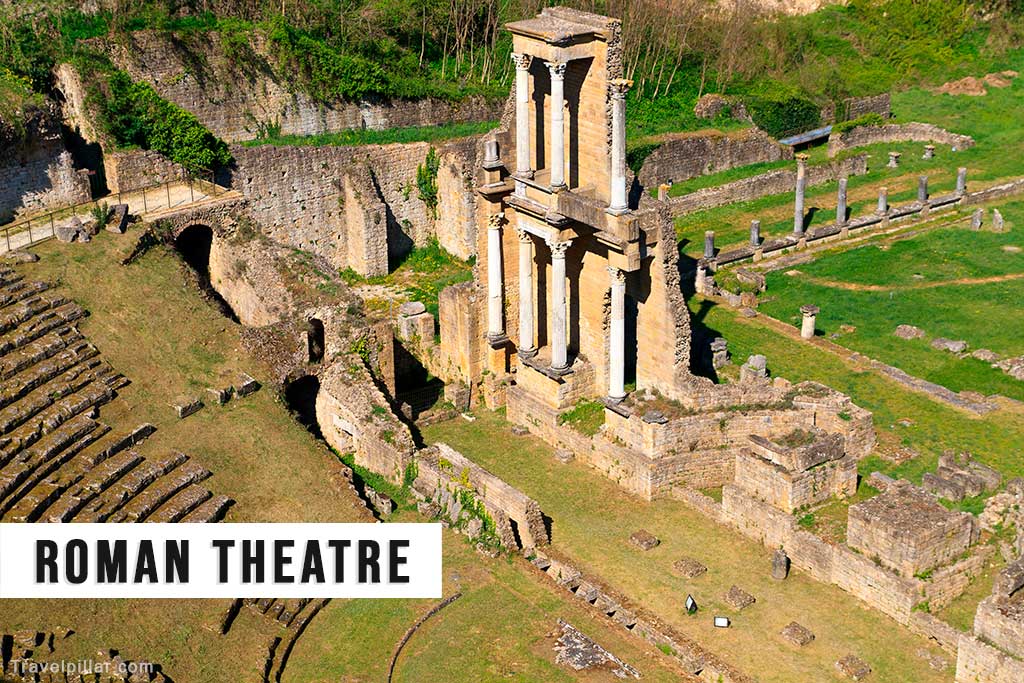 Roman Theatre, Volterra, Tuscany, Italy