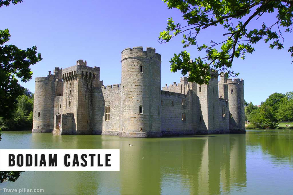 Bodiam Castle, East Sussex, England, UK