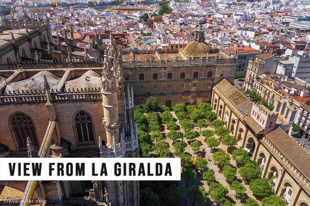 View from the top of La Giralda, Seville, Spain