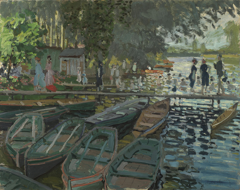 Claude Monet, 'Bathers at La Grenouillère'