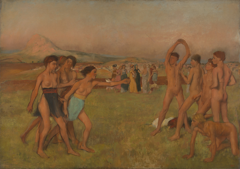 Edgar Degas, 'Young Spartans Exercising'