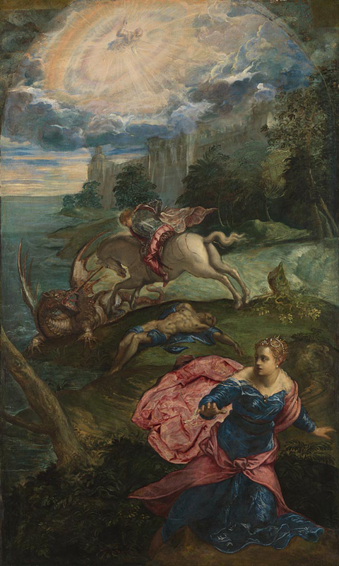 Jacopo Tintoretto, 'Saint George and the Dragon'