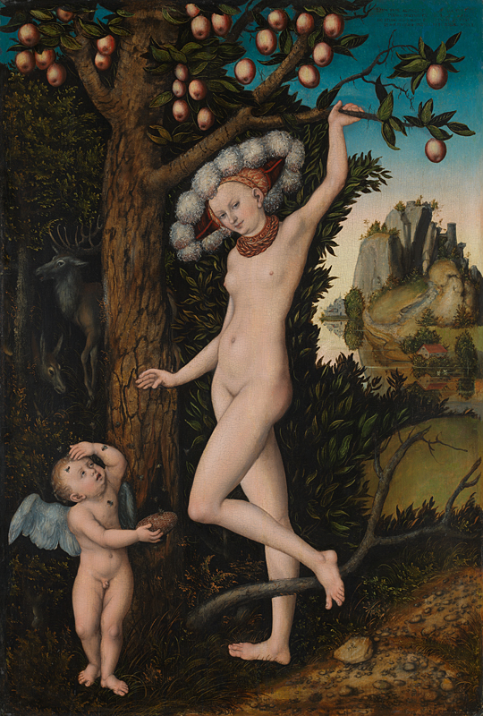 Lucas Cranach the Elder, 'Cupid complaining to Venus'