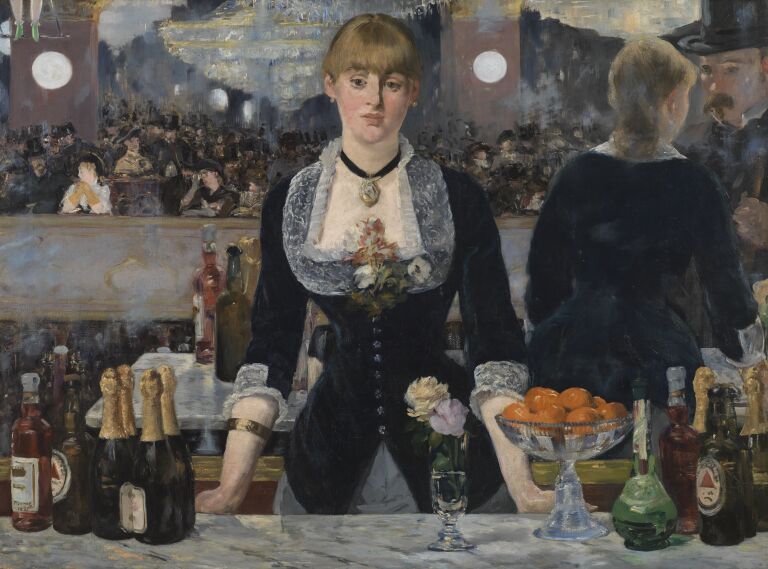 "A Bar at the Folies-Bergère" by Édouard Manet