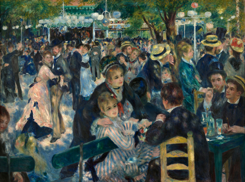 "Bal du Moulin de la Galette" by Pierre-Auguste Renoir