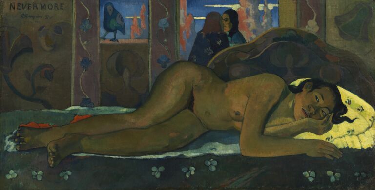 "Nevermore" by Paul Gauguin