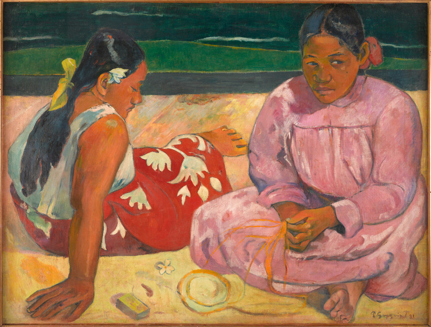 "Tahitian Women on the Beach" (1891) by Paul Gauguin